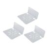 3pcs Acrylic Small Wall Shelf Floating Shelf for Security Cameras Clear Wall Shelves for Security