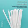 Fangcaodi Disposable Individually Wrapped Bent Straws, 300 Pcs