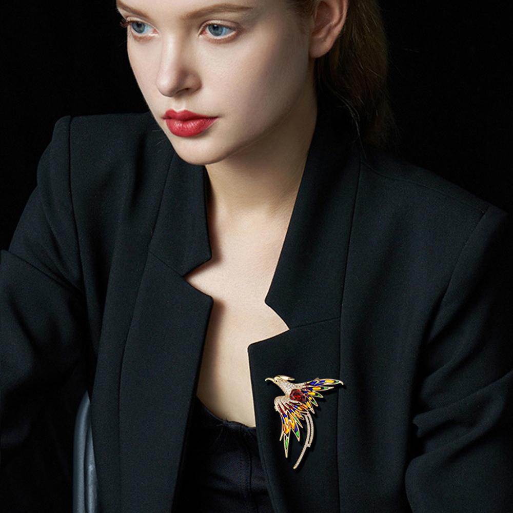 Senior Brooches Flower Leaf Brooch Pins for Women Suit Pendant Fashion Brooches Jewelry