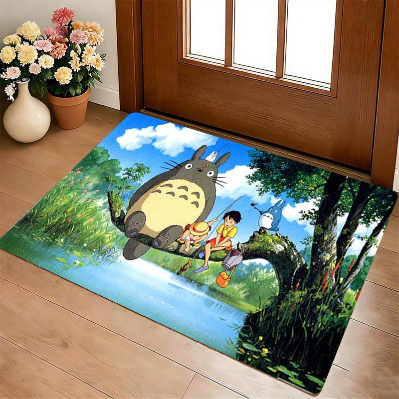 Neighbor Totoro Living Room Nonslip Area Rug Soft Carpet For Bedroom Game Playroom Sofa Office Home Decor Doormat Christmas Gift C9291310