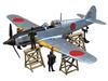 AOSHIMA 1/72 Type 3 Battle Hien Type 2 Increased Prototype Ki61-II Model Kit NEW
