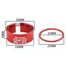 Zinc Zinc Alloy Ring Conversion Washer Bicycle Bottom Bracket Adapter Bicycle Bottom Bracket Bottom Adapter