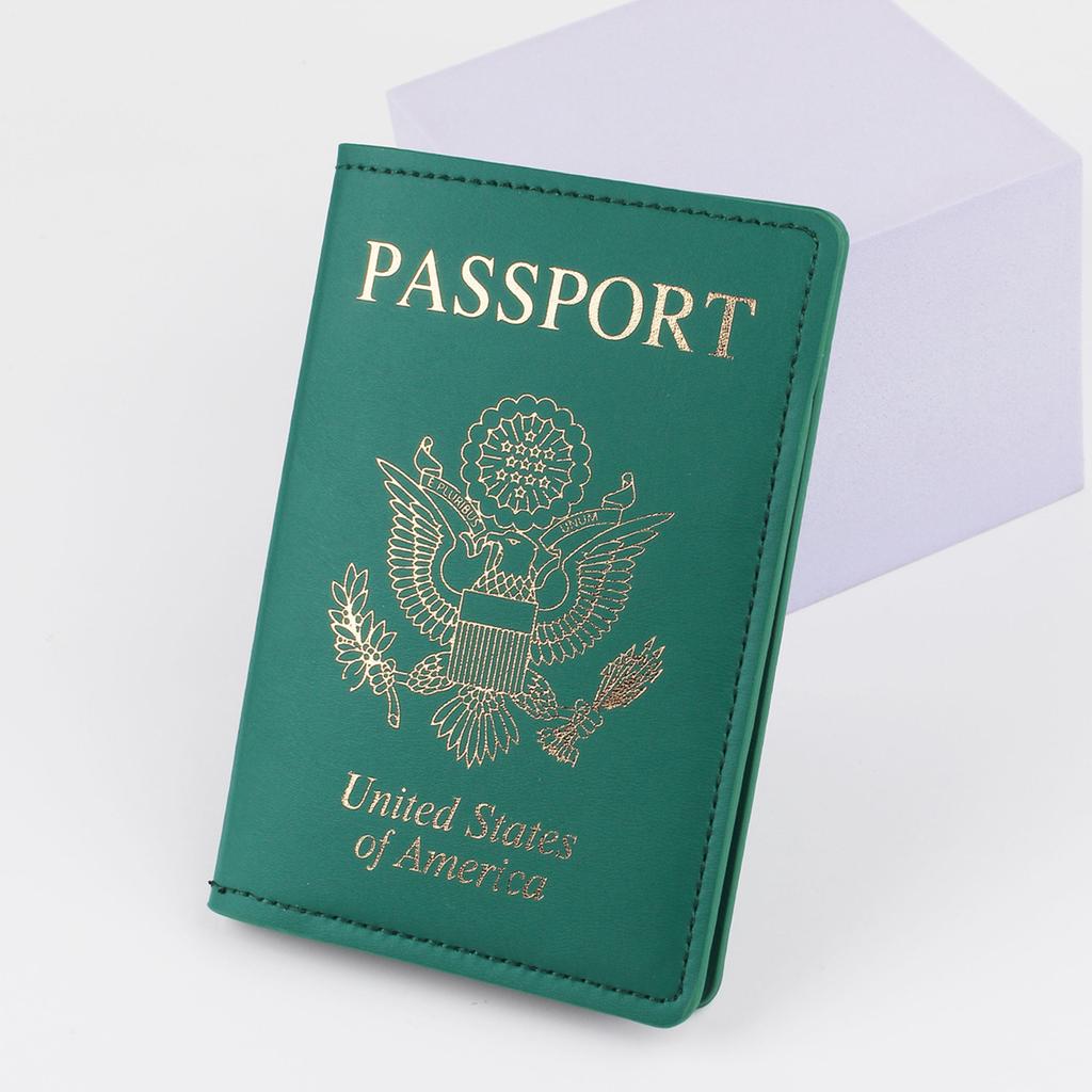 Passport Holder ID Credit Card Ticket Holder Document Organizer for Men Women Unisex Travel Passport Cover Case Portable