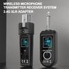 Беспроводная система передатчика и приемника микрофона 2,4G Система адаптера XLR для динамического микрофона Гитарная PA-система DJ-микшер