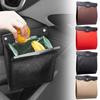Universal Car Garbage Bag Waterproof Magnetic Adsorption Can Leak-proof Back Hanging Seat Leather Trash Pocket Storage I2W4