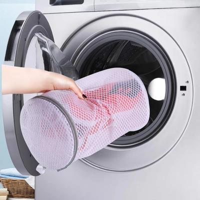 Прочный нетканый материал Мешок для стирки обуви Сетчатый Прочный сетчатый карман на молнии Мешок для стирки Белья Спортивная обувь