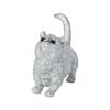 Ubia Metal Pet Munchkin 6 X X 5 Doll Animal Garden Silver, 2.5 Cm, Figurine, Ornament, Decor, Cat, H24016-J13