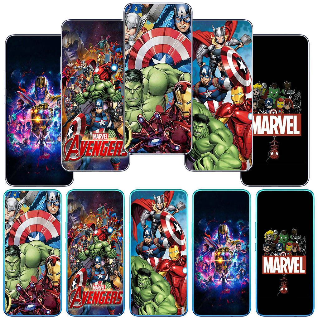 For Motorola Moto Edge 40 30 Neo G54 G24 G84 iPhone 15 14 Xiaomi Redmi Note 13 12 11 Pro Samsung Galaxy A54 Hulk Marvel Avengers Spider Iron Man Case