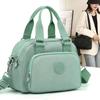 Small Handbag Women's Nylon Shoulder Bag Solid Color Crossbody Bag Small Square Bag Multi-Layer Bag