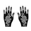 Mehndi Indian Style Beauty Tattoo Stencils Henna Template Sticker Temporary Hand Decal DIY Body Art