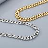 Men's Stainless Steel Cuban Link Chain Necklace Hip Hop 20MM Width Rope Choker for Man Punk Rock Gothic Streetwear Jewelry Gift