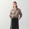 [She S miSS] Pin Tuck Open Collar Shirt SwwSto12060