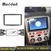 Двойная Диновая Панель для Alfa Romeo 147 Радио DVD Стерео CD Панель Приборной Панели Установочная Декоративная Панель Комплект Панелей Лицевая Рамка Окантовка