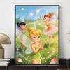 Disney Tinker Bell fairy magic garden handmade diy5D mosaic art kit home decoration gift