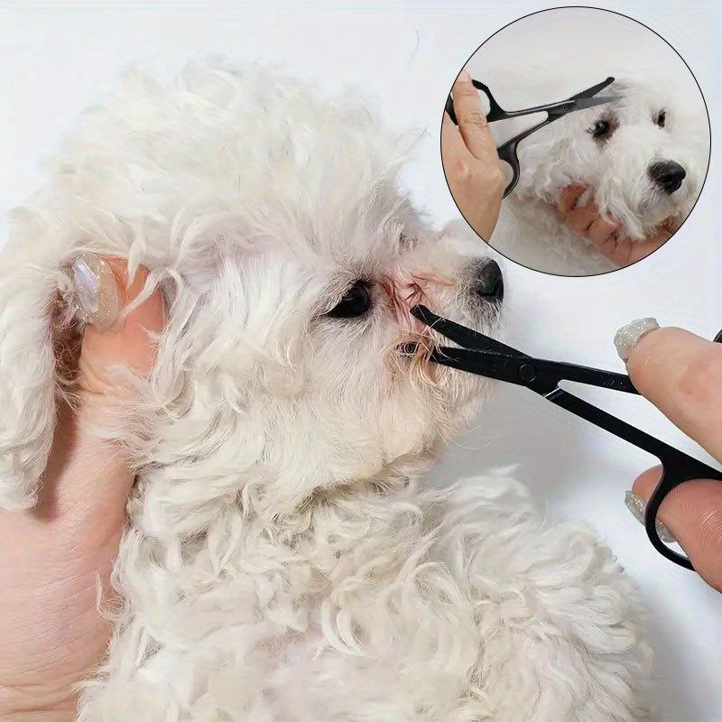 Профессиональный набор ножниц для груминга домашних животных - изготовлен из нержавеющей стали, оснащен безопасной круглой головкой, подходит для собак и кошек