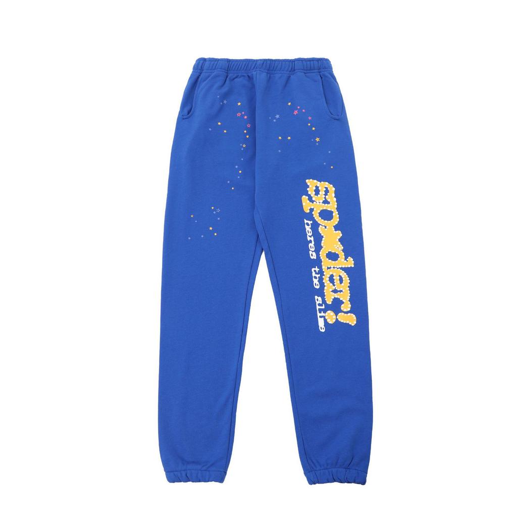 Sp5der Унисекс Высококачественный Худи с Паутиной в Американском Стиле Комплект