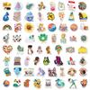200 Pictures Ins Small Fresh Outdoor Cute Cartoon Stickers Skateboard Guitar Suitcase Waterproof Stickers