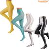 70D Shiny Reflective Leggings Women Plus Size High Waist Yoga Pants Dance Fitness Tights Elastic Compression Sportswear