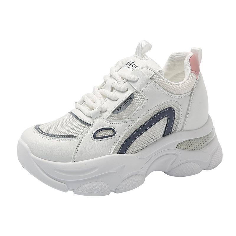 Кроссовки женские кроссовки на платформе сетчатые дышащие вулканизированные туфли на танкетке повседневные удобные женские летние 2024 года Zapatos Mujer 2024