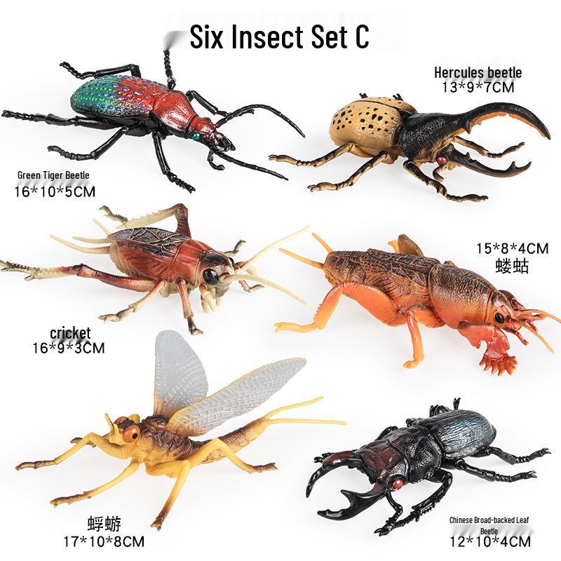 Kids' Wild Animal Figures: Lion, Tiger, Cow, Goat, Rhino, Horse, Leopard, Elephant - Plastic Educational Toys