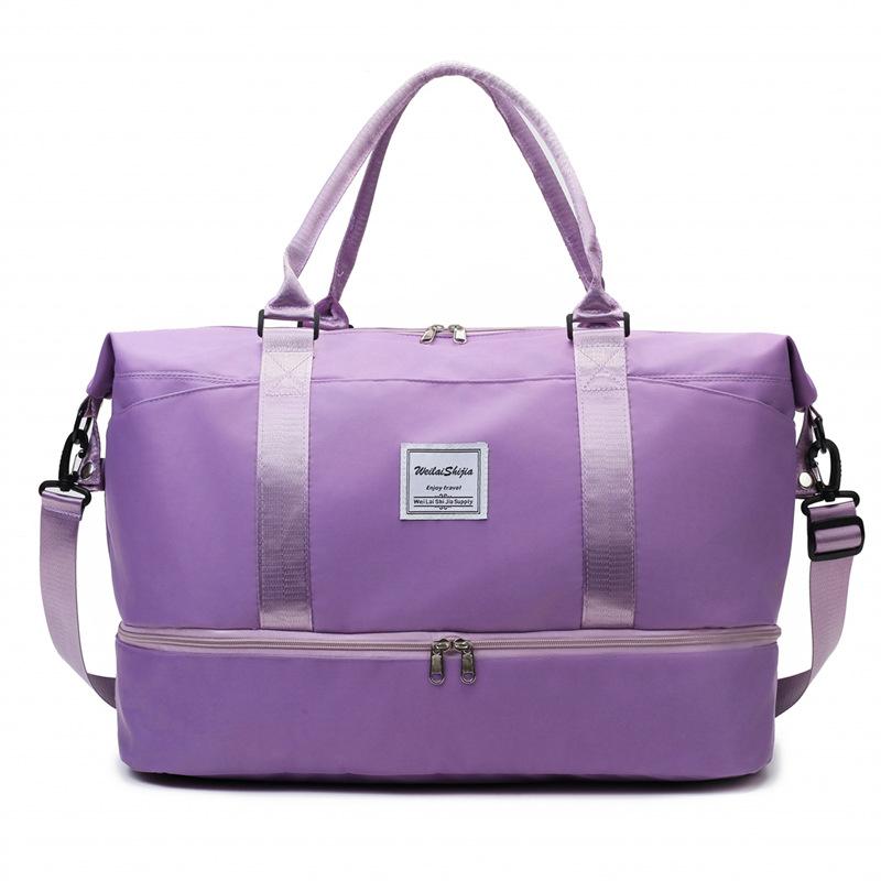Lightweight and simple outdoor portable travel bag, large-capacity carry-on bag for men and women, suitable for casual sports, yoga, and fitness