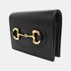 [Pre-Owned] 1955 Horsebit Leather Card Holder Wallet - Excellent #6MBSAK
