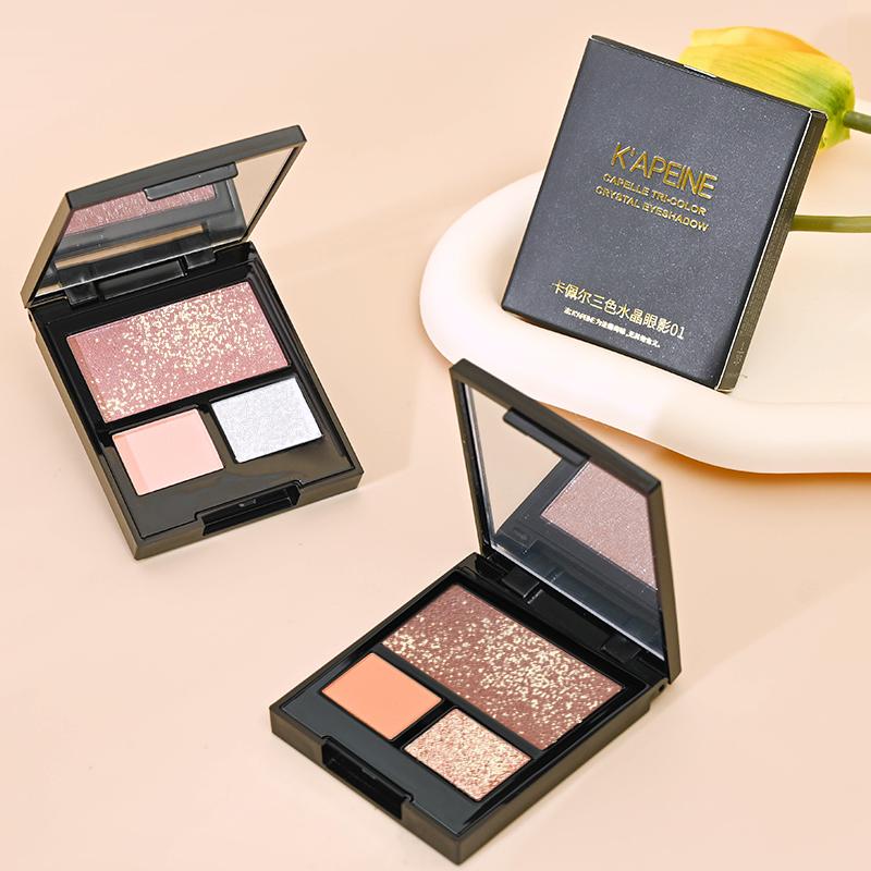 Палитра теней для век Punk Smokey Matte Glitter с 9 холодными тонами