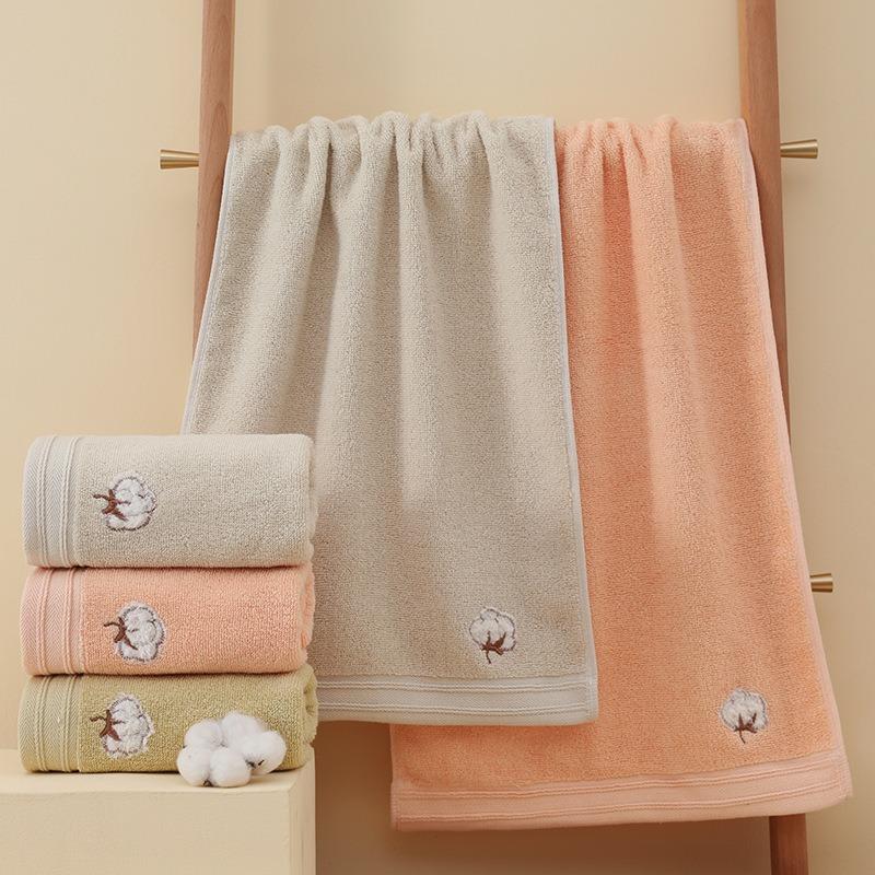 35*75cm High-density Thickened CottonTowel Face Wash Household Adult Children Face Towel Soft Antibacterial Absorbent Bath Towel