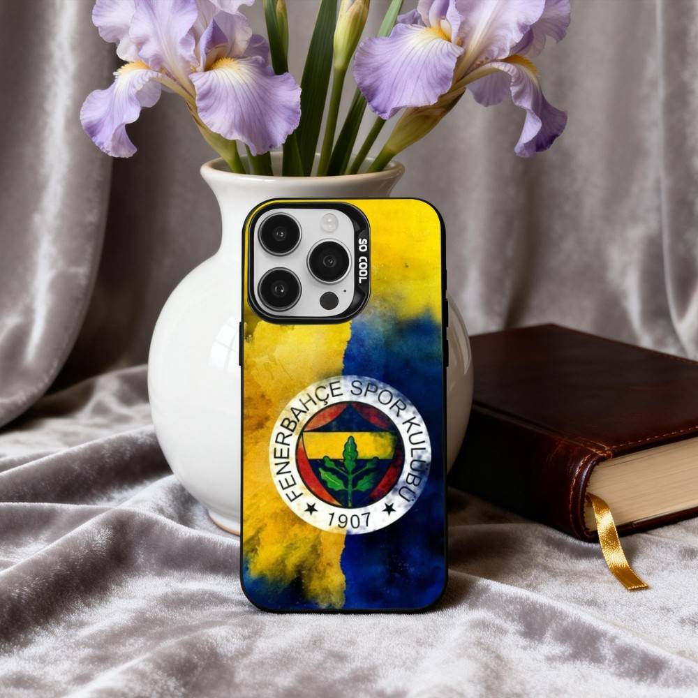 1 шт. T-Турция-Y F-Фенербахче-E Чехол для телефона для iPhone17,16,15,14,13,12,11 Plus,Pro Max Черный Конфетный серебристый чехол для телефона