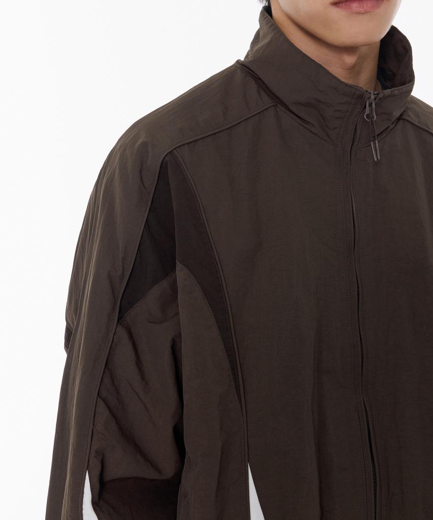 Musinsa Standard Oversized Retro Track Jacket [Brown]