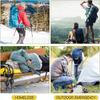 5PCS Windproof Foil Thermal Blanket Multi-use Foil Hypothermia Blanket Emergency Blanket  Camping