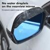 Practical Car Rearview Mirror Carbon Fiber Rain Visor Rain Shield Thickened Carbon Fiber Texture Rearview Mirror Rain Shield New