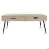 Coffee Table In Metal Paulownia Wood MDF Wood DKD Home Decor