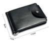 Fashion Men Bag PU Leather Money Bag Money Clips ID Credit Wallet Card Bag