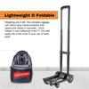 Foldable Hand Truck Dolly, Adjustable Cargo Cart, Portable 100 LB Utility Cart for Luggage, Travel,