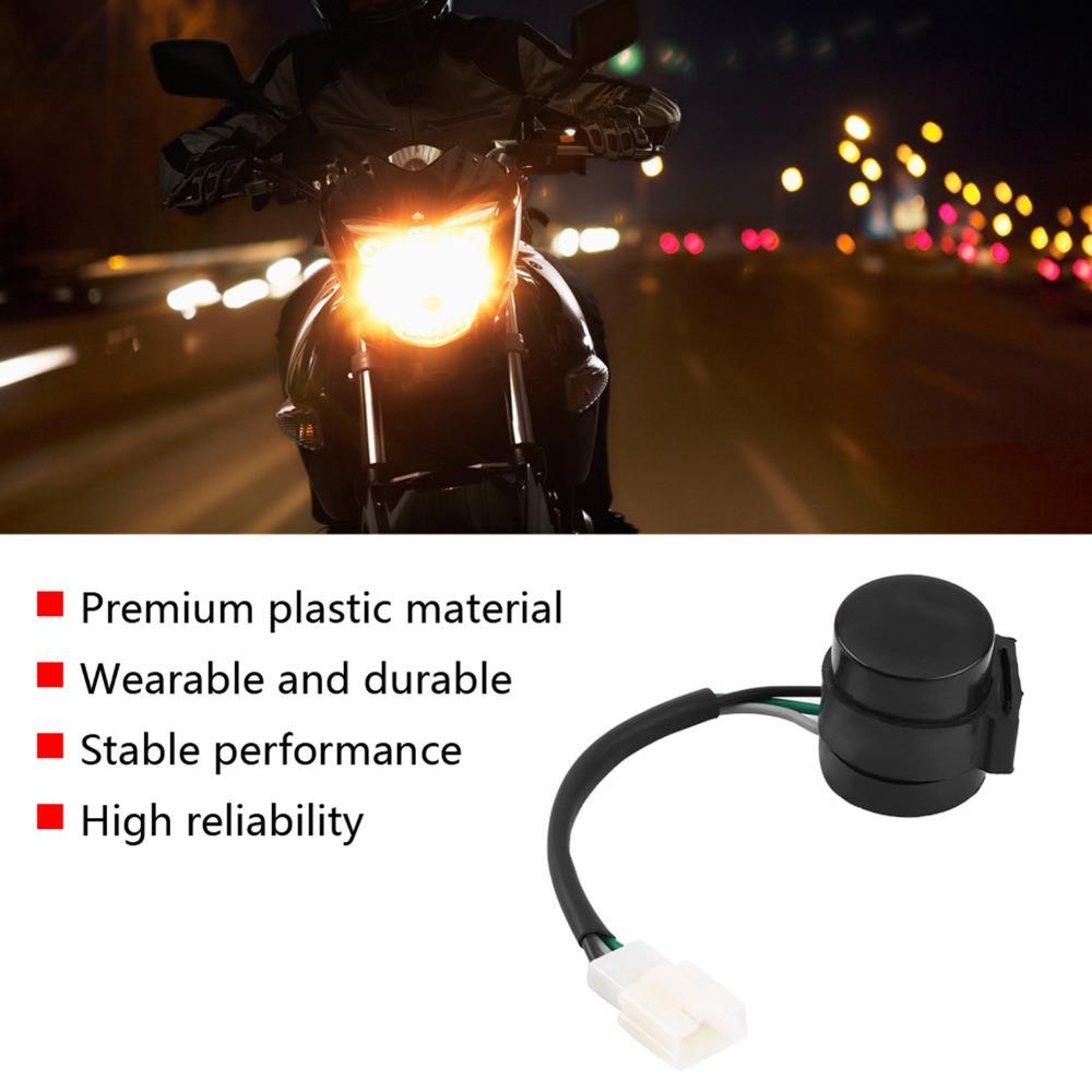 Round Shape Turn Signal Flasher Relay 3 Pins Motorcycle Signal Flasher For Motorcycles