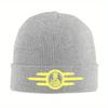 1 шт. Шапка-бини Vault-Tec, Шапки с рисунком 'пальцы-пистолеты', Вязаная шапка, Повязка на голову для спортзала, Унисекс, Взрослые кепки, Весенние с принтом, Крутые шапки-бонне, Идея для подарка