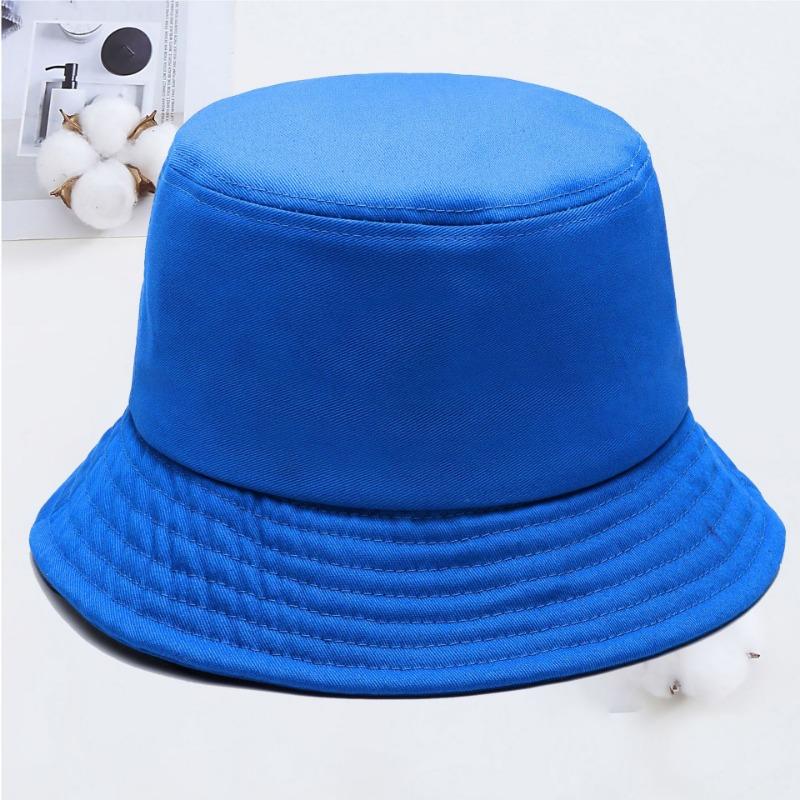 Cotton Fisherman Hat Summer Basin Hat Outdoor Sunshade Girls Sun Protection Sun Hat Printing Embroidery Men