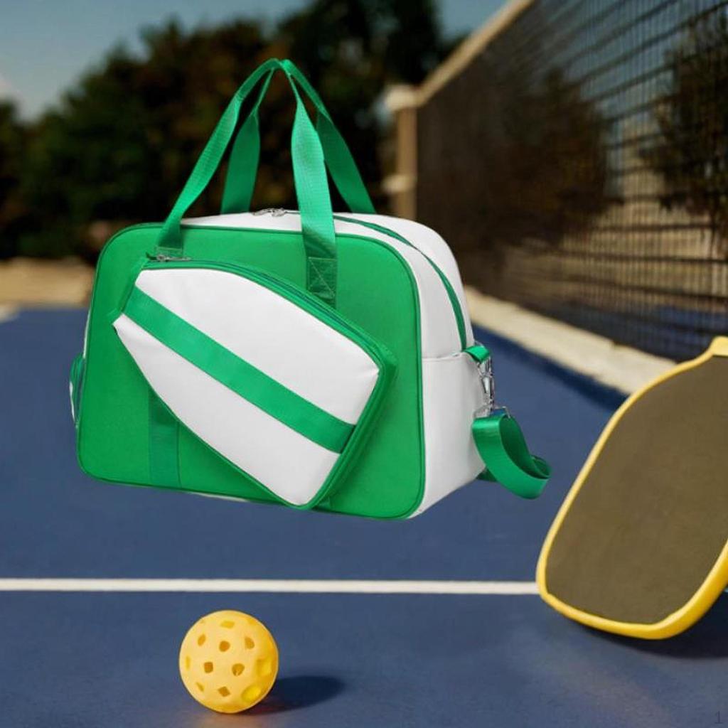 Спортивная сумка Pickleball Bag, многоцелевая, портативная, большая вместимость, с отделением для обуви, стильная