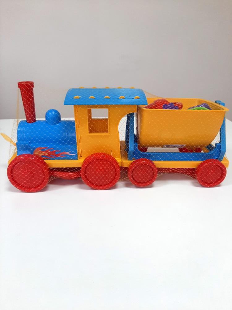 Sandbox toys Train Plus blue