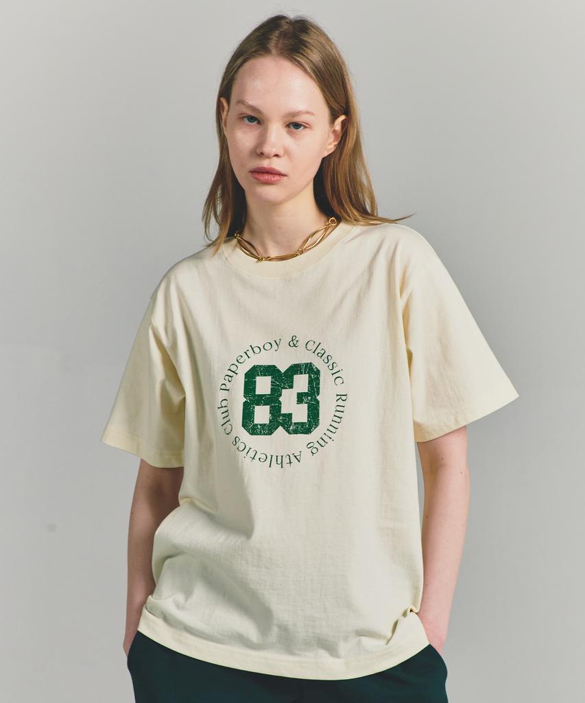PAPERBOY Beginning 83 Short Sleeve T-Shirt - Cream