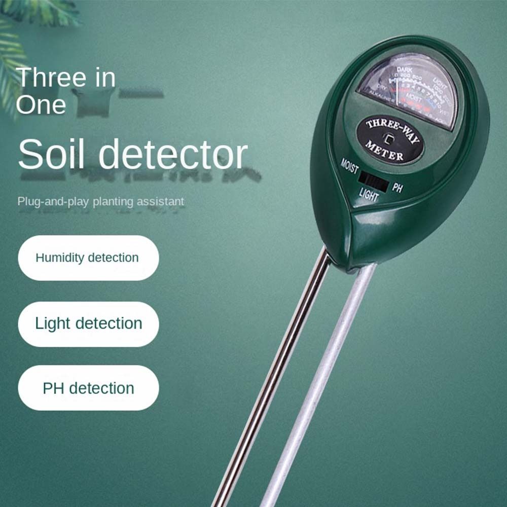3 in1 Soil Detector PH Tester Soil PH Level Tester Sensor Tool Soil Moisture Meter Farm