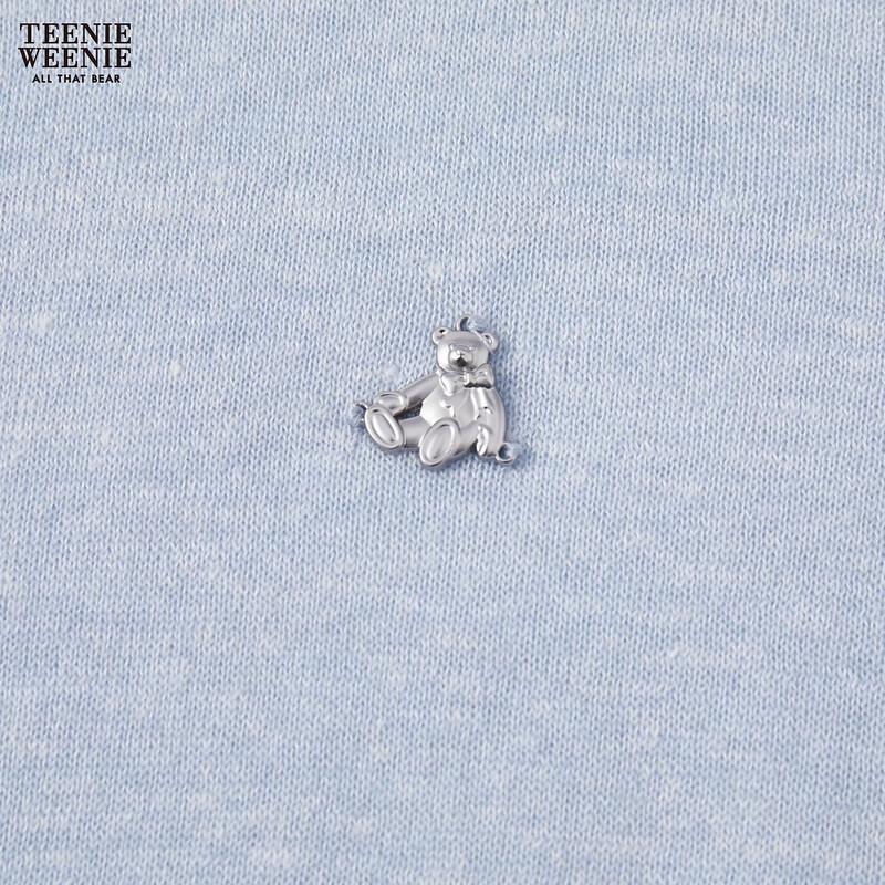 Teenie Weenie Женский вязаный кардиган с буквой и мишкой