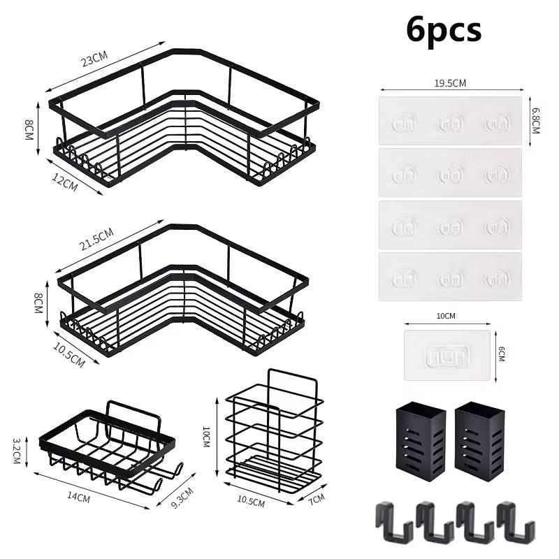 Клейкий уголок для душа, органайзер, полки, не требующие сверления, нержавеющая сталь, держатель для зубной пасты для ванной комнаты