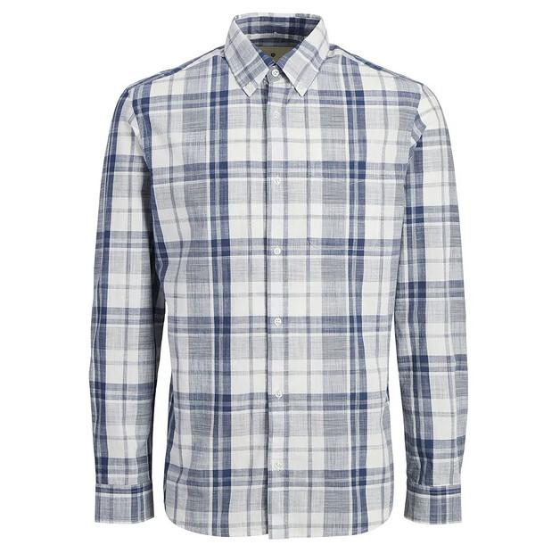 Jack & Jones Lubrook Slub Check Long Sleeve Shirt