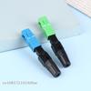 5Pcs FTTH SC APC/UPC Single Mode Fiber Optic Quick Connector, Field Assembly Tool for SC Fiber