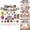 Anime One Piece Themed Birthday Party Decor Supplies Suit Banner Topper Balloon