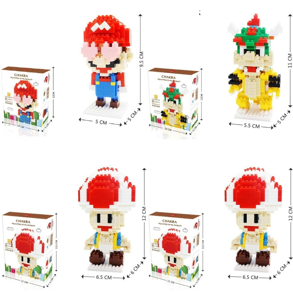 Пластиковая головоломка Super Mario Bros для детей, развивающий конструктор, подарок