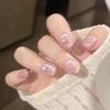 Pure Handmade Phototherapy Nail Art Ballet Diary Wear Nail Finished Product Reused Nail Art Patch To Show Whiteness