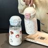 500 мл Чашка для воды Каваии Бутылка Портативная Пластиковая Складная Милая Бутылка для воды с крышкой-соломинкой Водонепроницаемая Питьевая Посуда